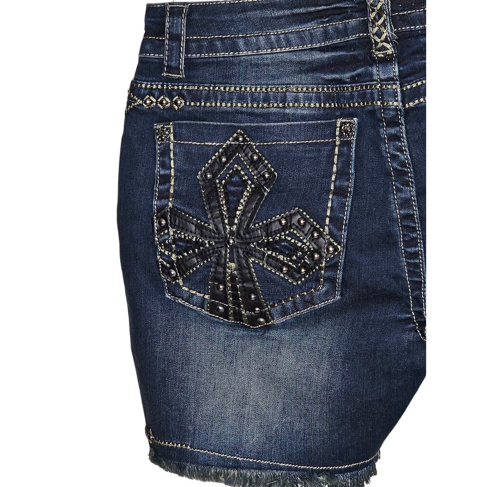 Rose Royce Premium, Fleur-de-lis Jean Shorts
